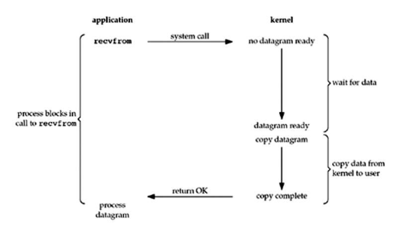 Figure 6.1. Blocking I/O model